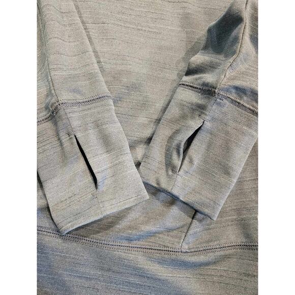 REEBOK Womens XS Quarter 1/4 Zip Pullover Sweatshirt Performance Blue WAA28120SD - Picture 7 of 9